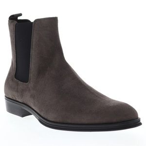 Bruno Magli Men’s Loren Grey Suede Chelsea Boots